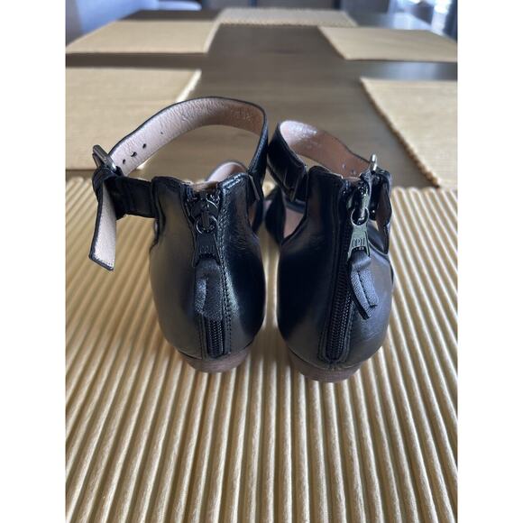 MIZ MOOZ New York CASSIE Women's Low Heel Sandals Black Sz 38 Wide 7.5 - 8 - Picture 4 of 8